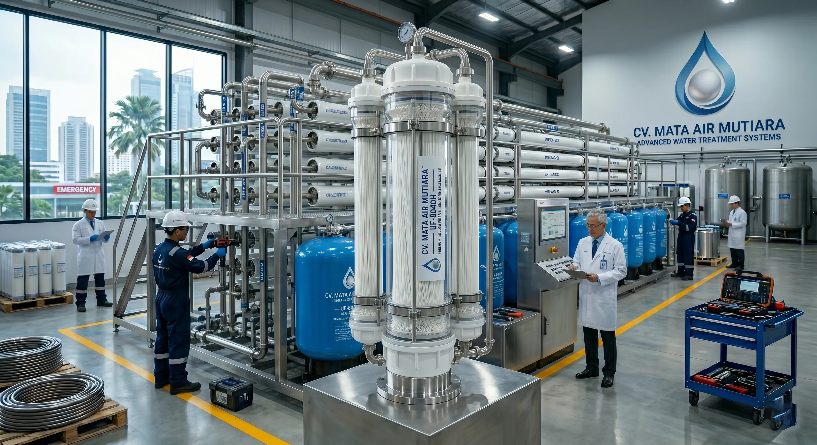 Membrane UF | Membrane Ultrafiltration untuk Water Treatment | CV. Mata Air Mutiara